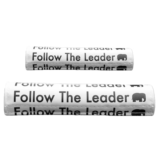 Image of Follow The Leader Bicycle Pads (White)