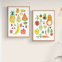 Image of Happy Fruit Print 