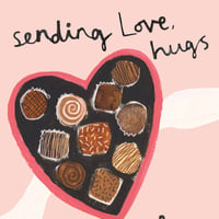 Image of Love Hugs and Chocolate Card 