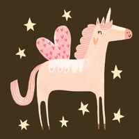 Image of Magical Unicorn Birthday Card