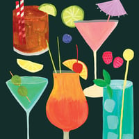 Image of Cocktail Cheers Birthday Card