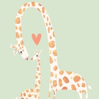 Image of Hello Little One Giraffe Card 