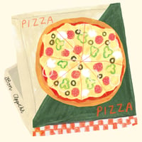 Image of Pizza Love Card 