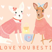 Image of Bestie Pups Card