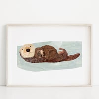 Image of Otter Baby Print 