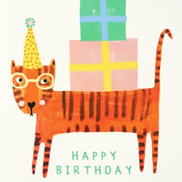 Image of Personalised Tiger Birthday Card 