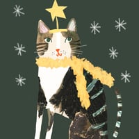 Image of Happy Catmas Cat Christmas Card