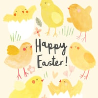 Image of Easter Chicks Card 