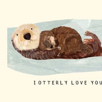 Image of Otterly Love Card 