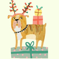 Image of Seasons Grr-eetings Dog Christmas Card 