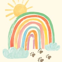 Image of Rainbow Bridge Pet Loss Card