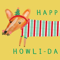 Image of Happy Howlidays Dog Christmas Card