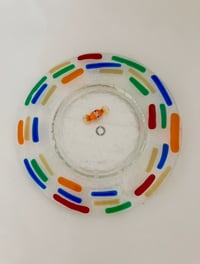 Murano Clear Glass Flat Dish