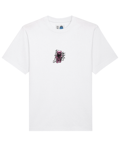 Image of “lil dvl supastar” t-shirt (white)