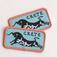 Leaping Bull of Crete - Sew on Patch
