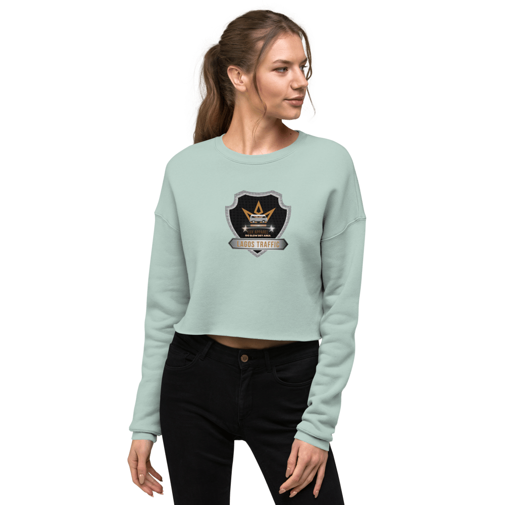 LTC DANFO RACING CROP-SWEATSHIRT COLLECTION (SLV/GOLD LOGO)