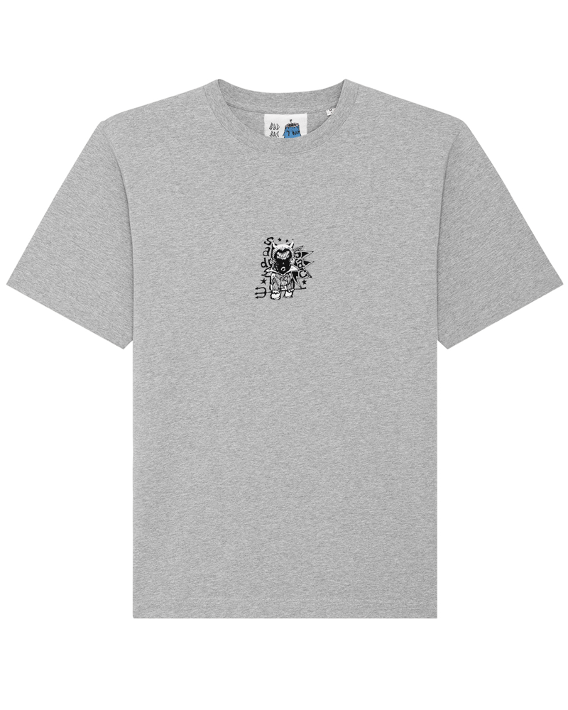 Image of “lil dvl supastar” t-shirt (heather grey)