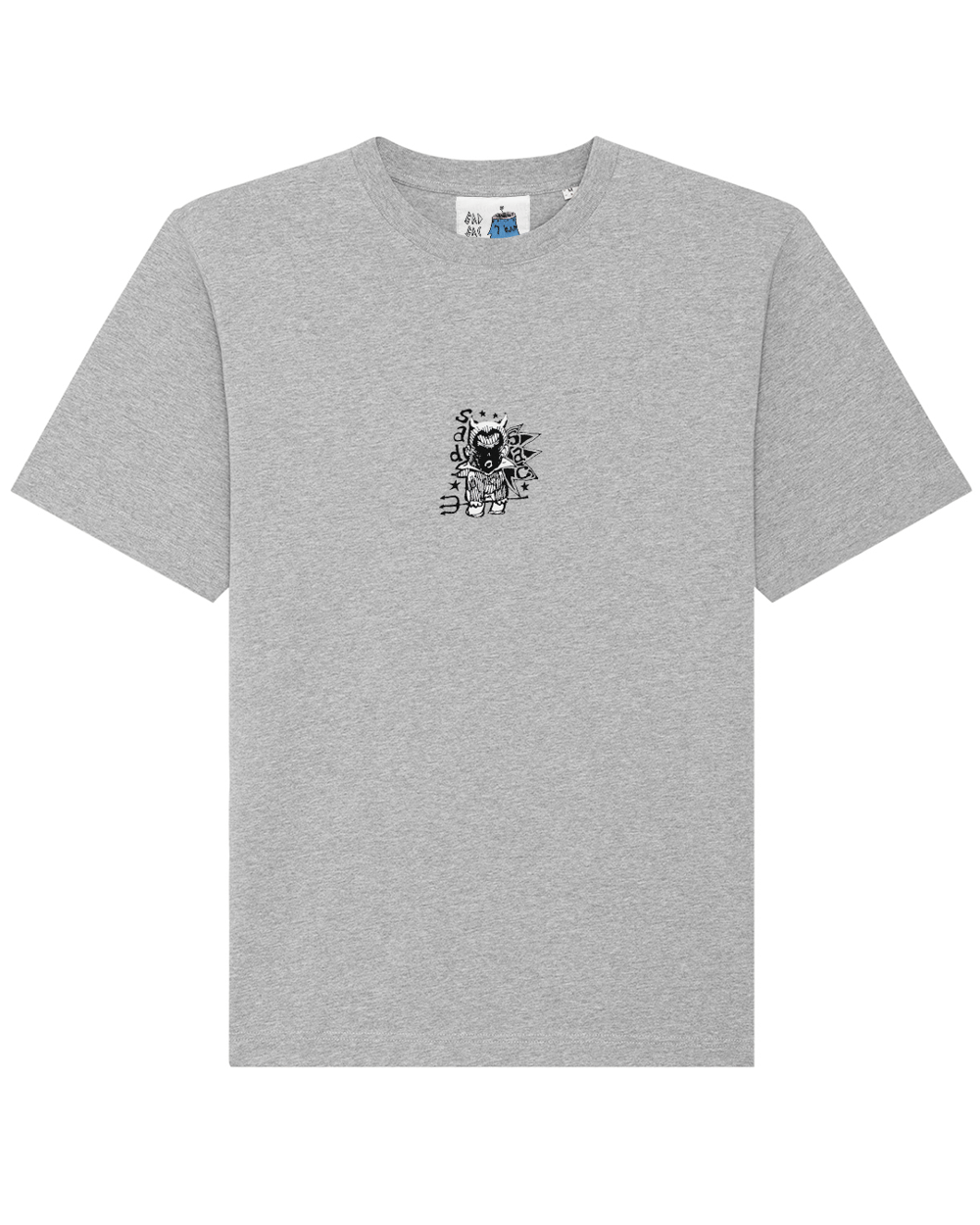Image of “lil dvl supastar” t-shirt (heather grey)