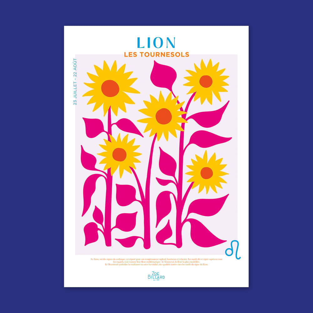 Image of Lion - Les Tournesols