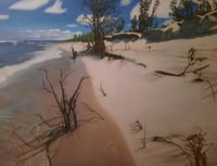 Miller Beach - oil painting - Andrew Ek