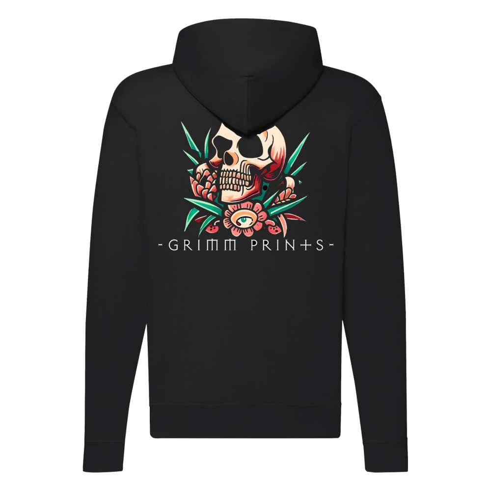 Skull and Flowers jumper/Hoodie