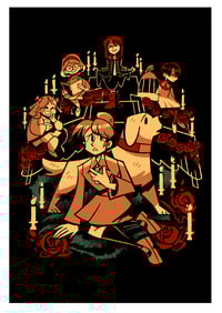 Poor Unlucky Girl A4+A5 Print
