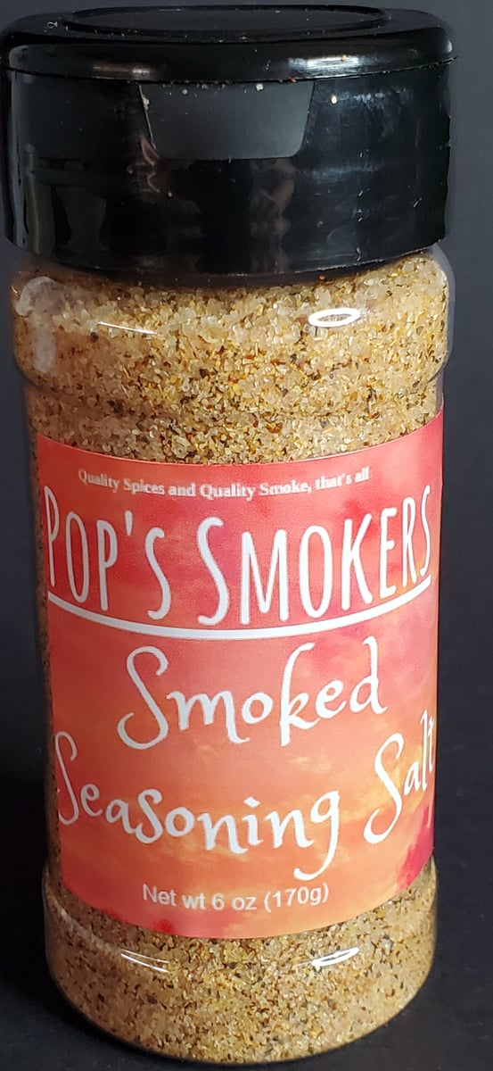 Smoked Seasoning Salt 4oz Pop's Smokers