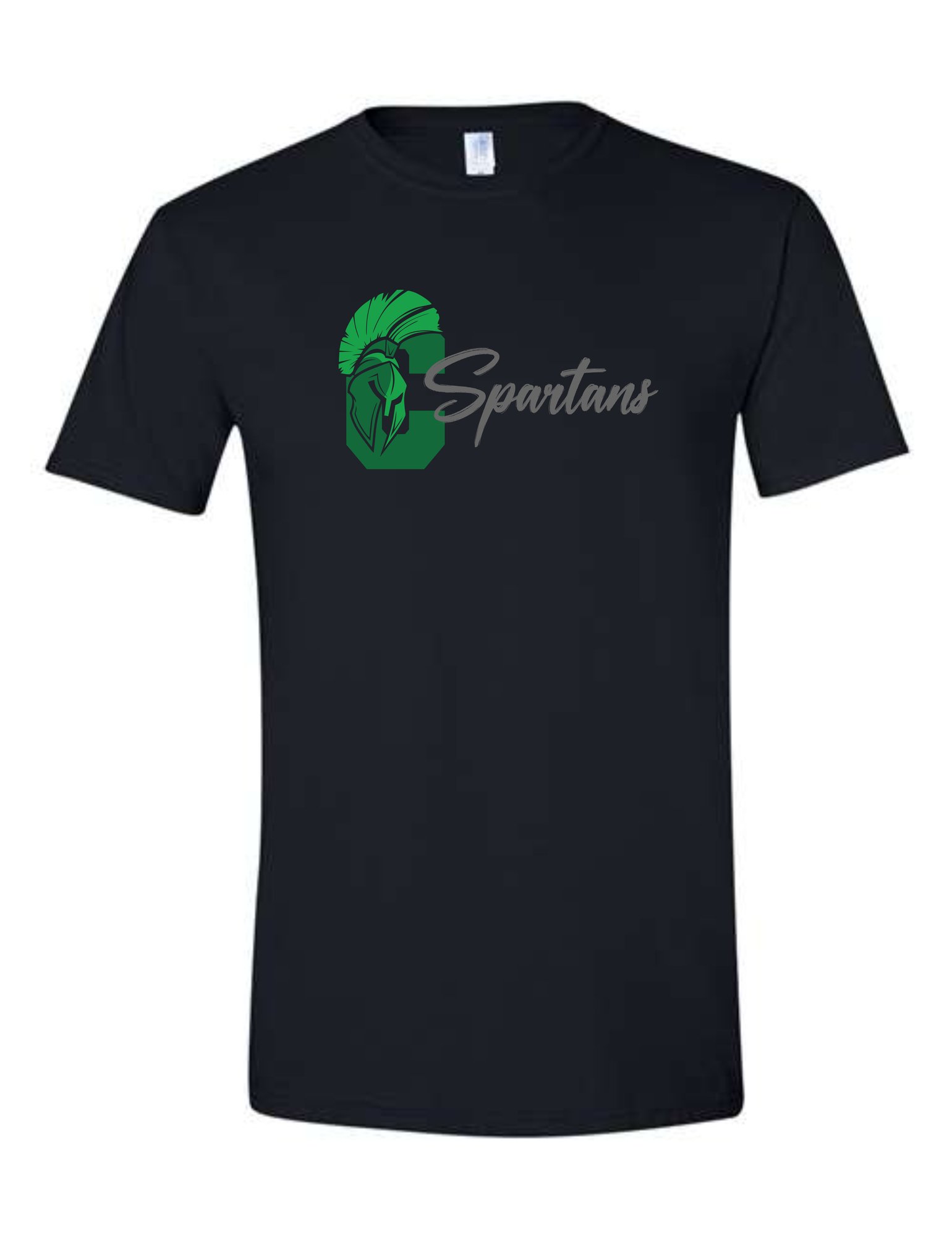Image of Calvary Tee with Spartans Black