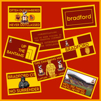 Bradford City Sticker Bundle