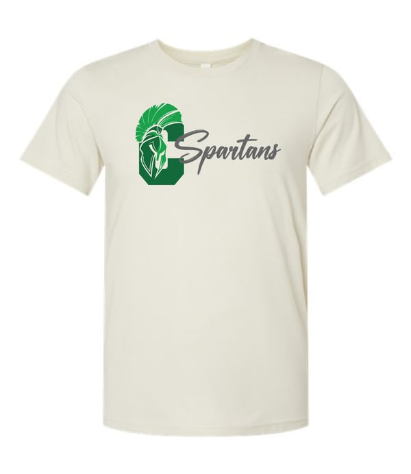 Image of Calvary Tee with Spartans Oatmeal Heather