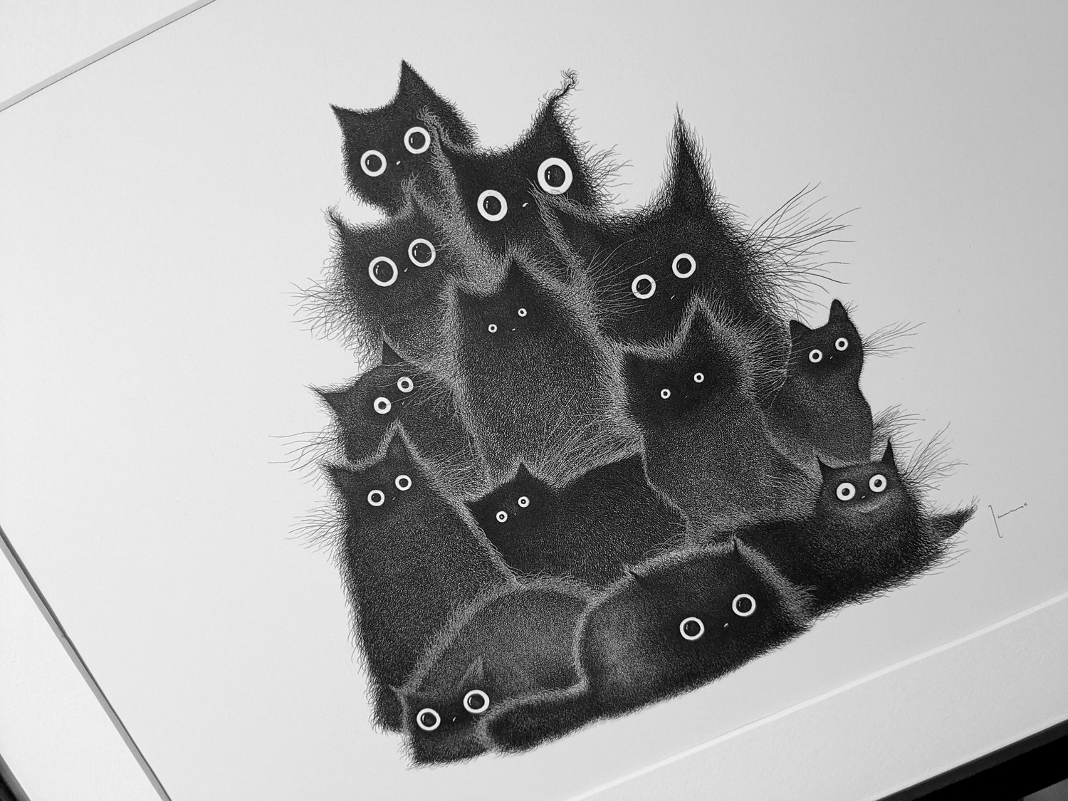 Image of Big cat pyramid (horizontal) 