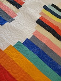 Image 1 of Rainbow Wave Quilt
