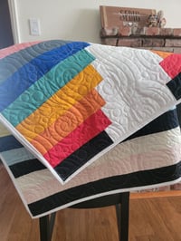 Image 4 of Rainbow Wave Quilt 