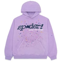 SP5DER WORLDWIDE ACAI HOODIE PURPLE