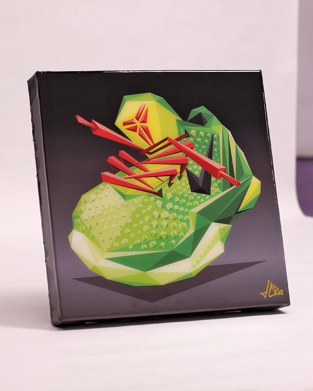 Image of 12 in "Grinch" 1-of-24  Canvas Print + Resin