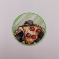 Image 2 of Pizza Turtle Sticker