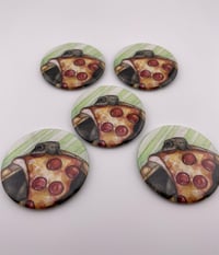 Image 3 of Pizza Turtle Magnet