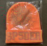 SP5DER WORLDWIDE WEB BEANIE ORANGE