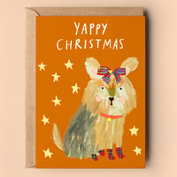 Image of Yappy Christmas Dog Card 