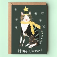 Image of Happy Catmas Cat Christmas Card