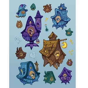 Image of Clayfellows Stickers - Night