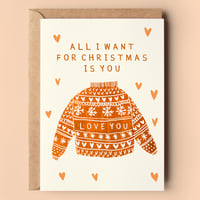 Image of Christmas Jumper Love Card 