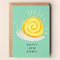 Image of Snail New Home Card