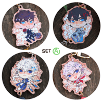 Image 1 of ffxiv flower keychains - SET A