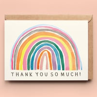 Image of Rainbow Thankyou Card