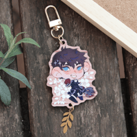 Image 2 of ffxiv flower keychains - SET A