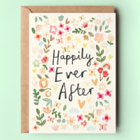 Image of Happily Ever After Floral Card