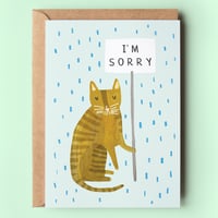 Image of Sorry Cat Card 