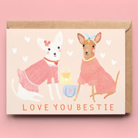 Image of Bestie Pups Card