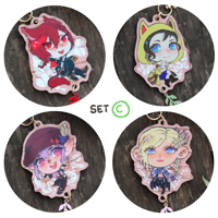 Image 1 of ffxiv flower keychains - SET C